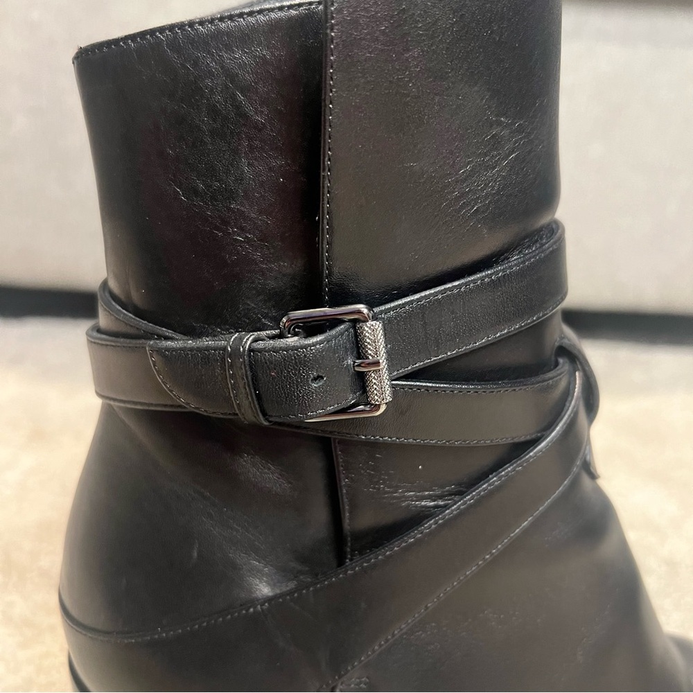 Christian Louboutin Karistrap Black Heeled Ankle Boots - Picture 7 of 10